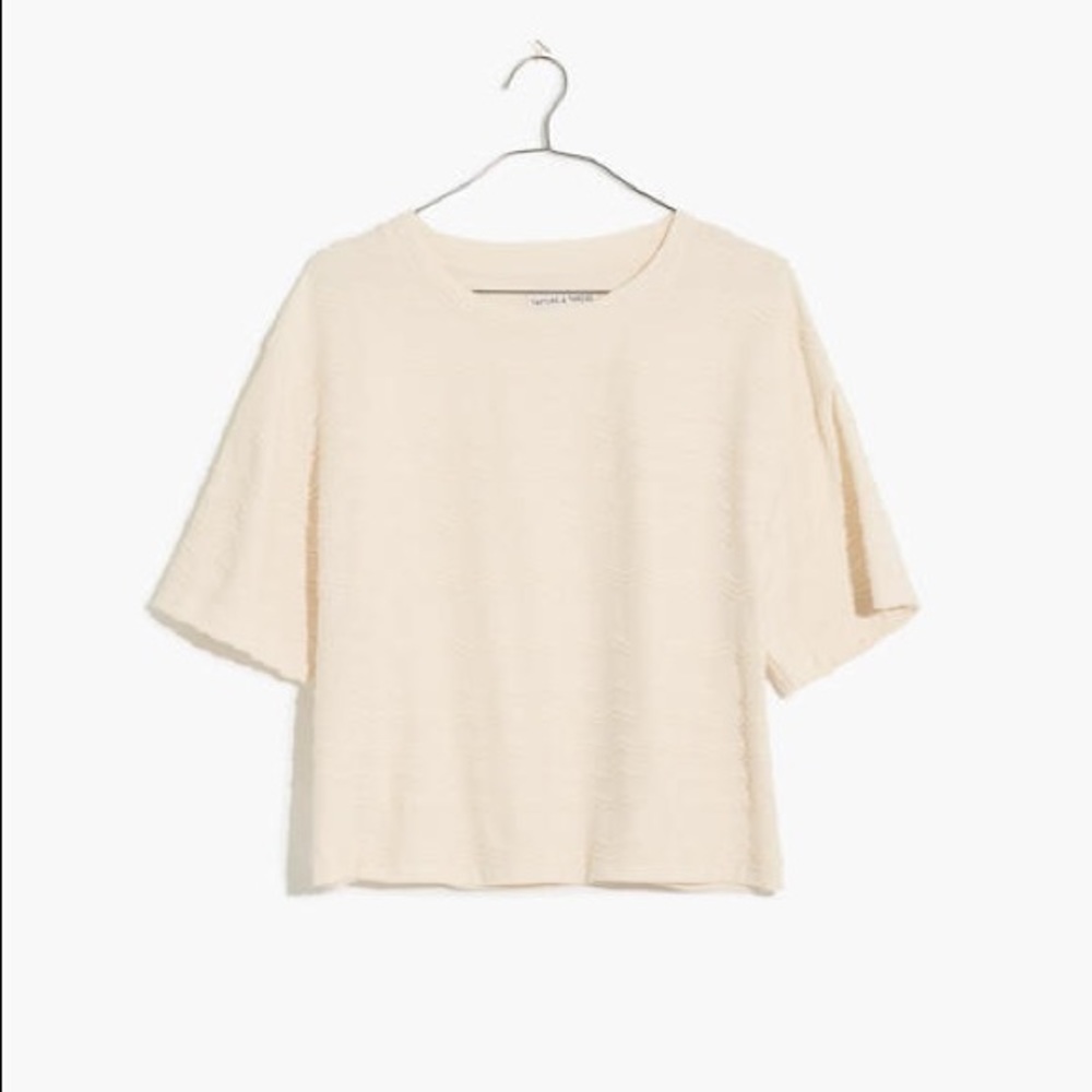 Madewell Texture & Thread Scallop Shirt